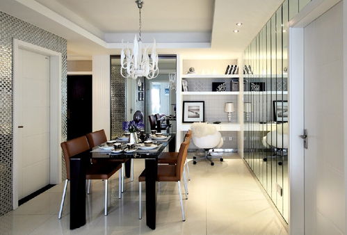 鏡面空間，簡約生活——151平現代簡約二居室裝修實景賞析